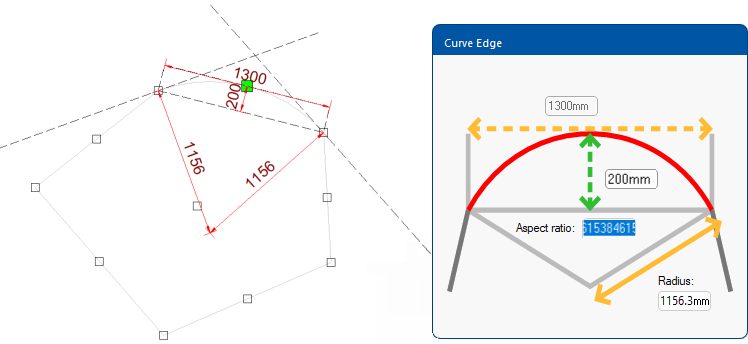 Annotate Polycurve